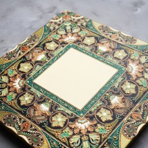 تابلو نوشته برجسته طرح یاقوت طلایی