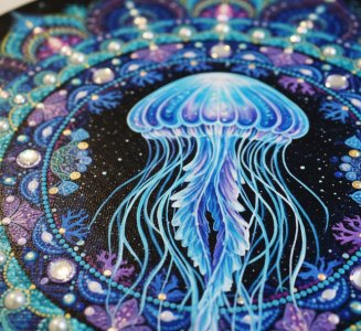تابلو برجسته ماندالا طرح مانترای اعظم