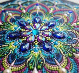 تابلو برجسته ماندالا طرح مدار بیداری