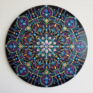 تابلو برجسته ماندالا طرح هارمونی مطلق