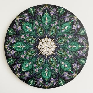 تابلو برجسته ماندالا طرح نور مرکزی