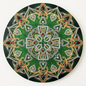 تابلو برجسته ماندالا طرح ارتعاش زندگی