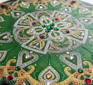 تابلو برجسته ماندالا طرح ارتعاش زندگی