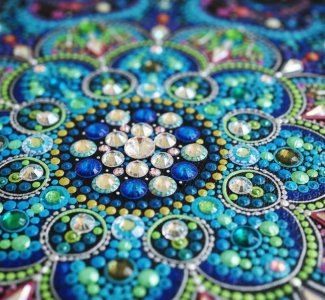 تابلو برجسته ماندالا طرح اوج توازن