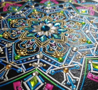 تابلو برجسته ماندالا طرح آگاهی بیکران