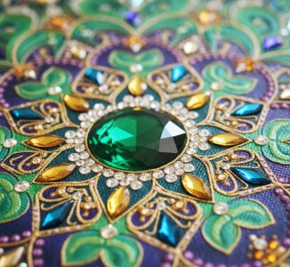 تابلو برجسته ماندالا طرح بی کرانگی