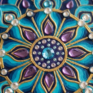 مینی تابلوی ماندالای برجسته طرح آرامش