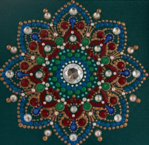 مینی تابلوی ماندالای برجسته طرح تارا