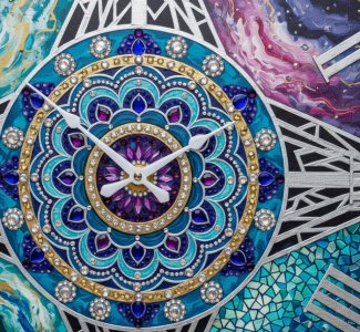 ساعت نقاشی ماندالا طرح سارا