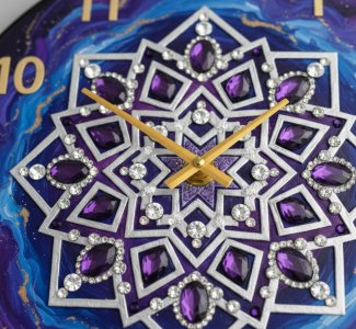 ساعت نقاشی ماندالا طرح کمال